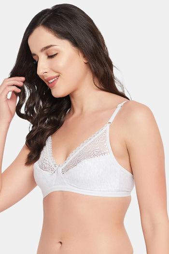 Buy Clovia Double Layered Non Wired Full Coverage T-Shirt Bra - Grey at  Rs.329 online