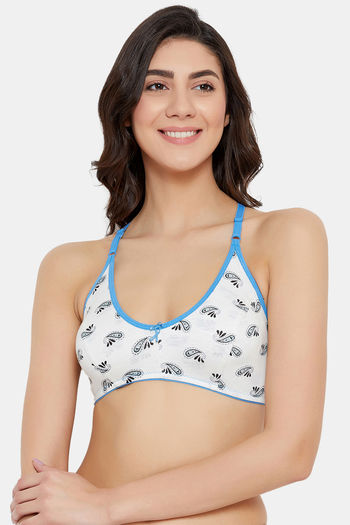 Buy Clovia Double Layered Non Wired Full Coverage T-Shirt Bra - Grey at  Rs.305 online