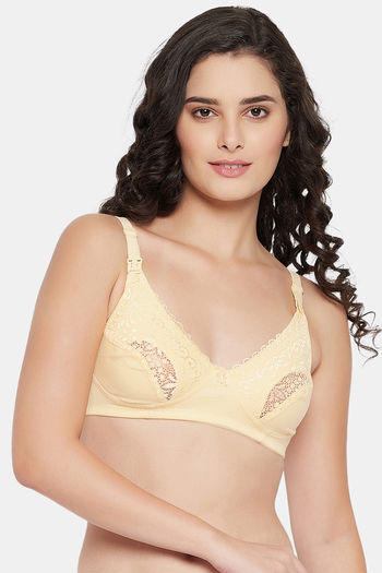 Buy Clovia Double Layered Non Wired Full Coverage T-Shirt Bra - Nude at Rs.899  online
