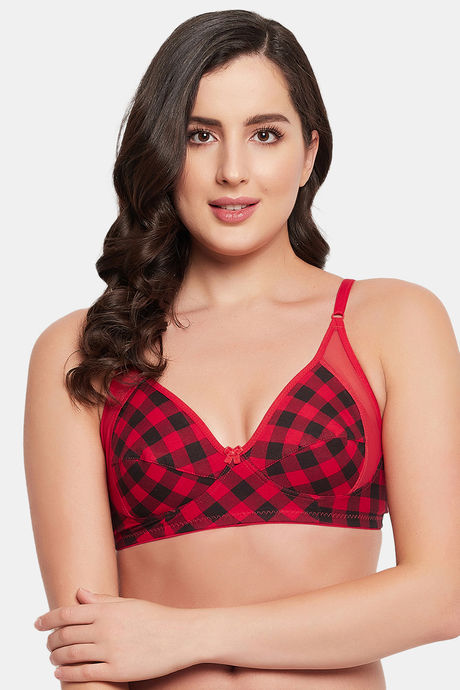 Buy CLOVIA Red Womens Lightly Padded Non-Wired Bridal Bra in Red