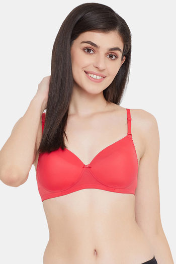 Clovia Padded Non-Wired Medium Coverage Backless Bra - Pink