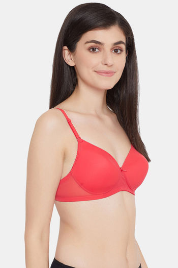 Buy Clovia Padded Non-Wired Medium Coverage Backless Bra - Pink at