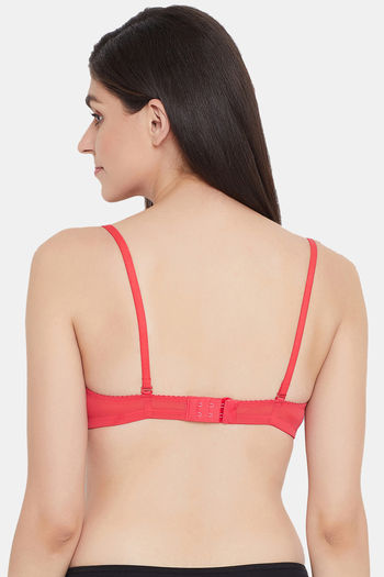 Buy Clovia Padded Non-Wired Medium Coverage Backless Bra - Pink at