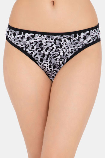 Buy online Grey Polyamide Bikini Panty from lingerie for Women by Clovia  for ₹299 at 40% off