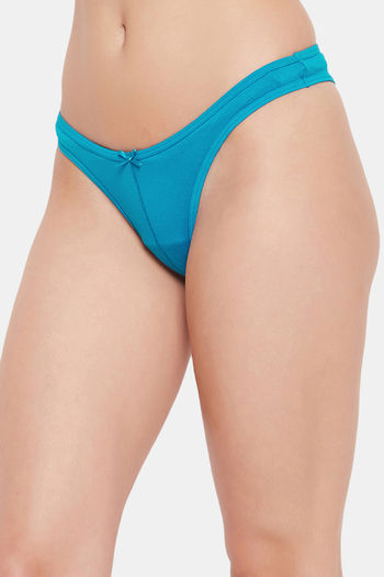 Buy Clovia Low Rise Half Coverage Bikini Panty (Pack of 2