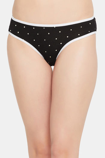 Clovia Women Bikini Black Panty - Buy Clovia Women Bikini Black Panty  Online at Best Prices in India