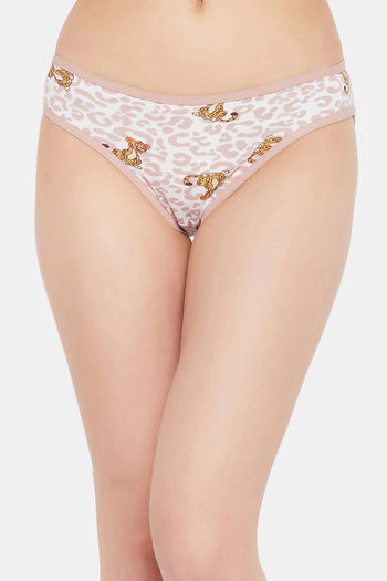 Buy CLOVIA Floral Cotton Low Rise Women's Bikini Panties