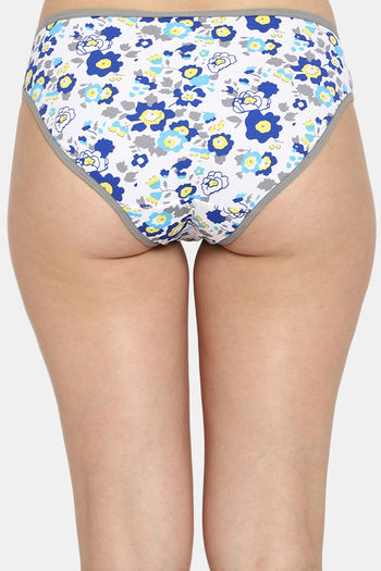 Buy Clovia Low Rise Half Coverage Bikini Panty - Grey at Rs.499