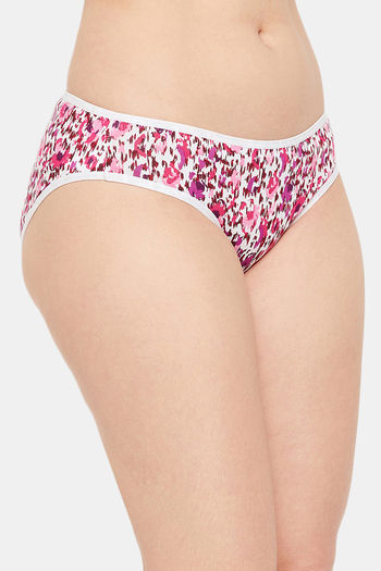 Buy Clovia Pink Solid Lace Single Bikini Panty Online at Best