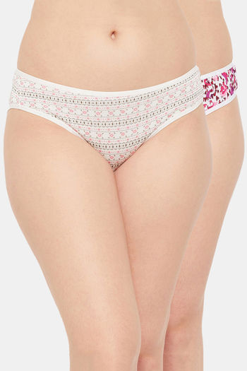 Buy Clovia Low Rise Bikini Panty (Pack Of 2) - Assorted at Rs.998 online