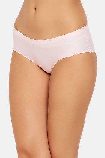 Buy Clovia Medium Rise Three-Fourth Coverage Hipster Panty - Pink at Rs.412  online