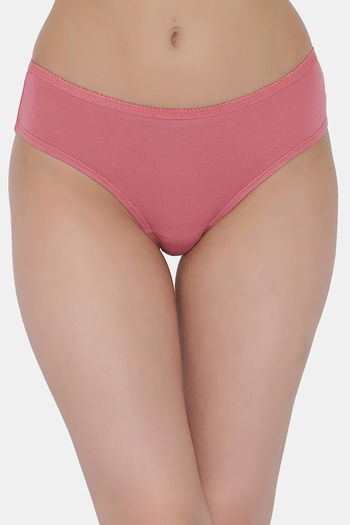 Buy Clovia Modal High Waist Hipster Panty - Nude Online