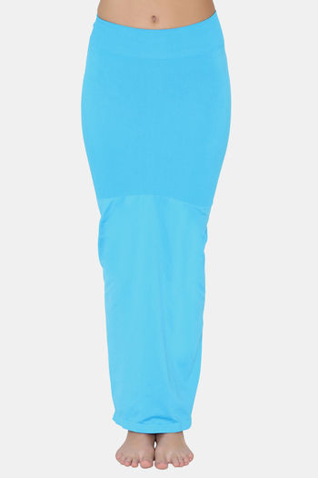 Buy Clovia Seamless Saree Shapewear - Blue