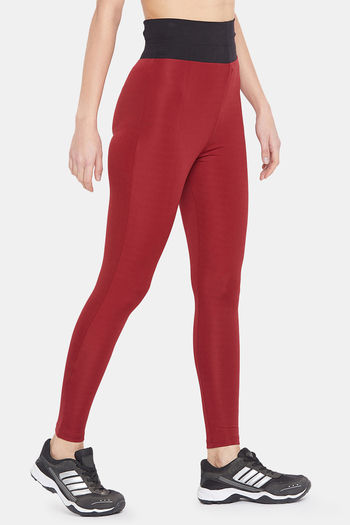 Women's Casual Ankle Length Leggings (One Size, Red) - Walgrow.com