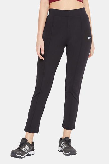 Polyester Black Size XL Exercise Pants for Women for sale