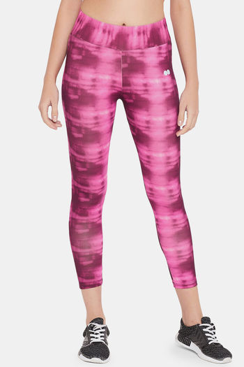 Buy Clovia Quick Dry Skin Fit Pants - Pink at Rs.714 online
