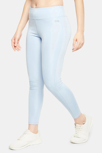 Buy Clovia Easy Movement Straight Fit Pants - Blue at Rs.1299