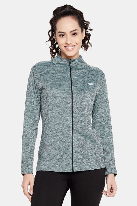 Buy Clovia Easy Movement Contour Jacket - Grey at Rs.719 online