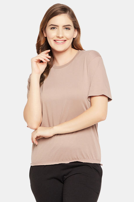 Buy Zivame Thermal Viscose Pointelle Knit Top - Pearled Ivory at Rs.351  online