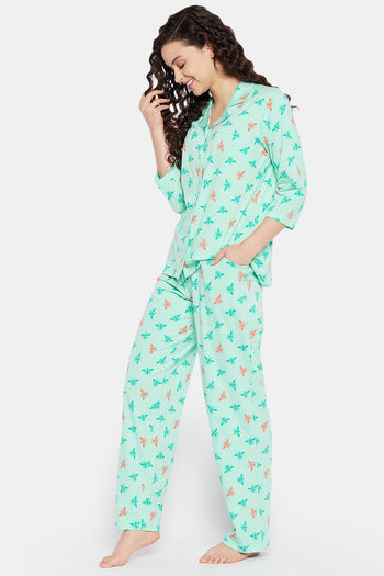 Cotton pj set hot sale