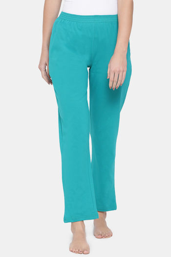 Buy Clovia Cotton Pyjama - Green at Rs.500 online