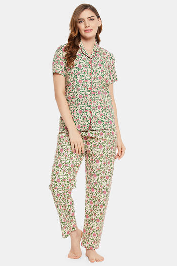 Buy Beige Pyjamas & Shorts for Women by ENAMOR SLEEPWEAR Online