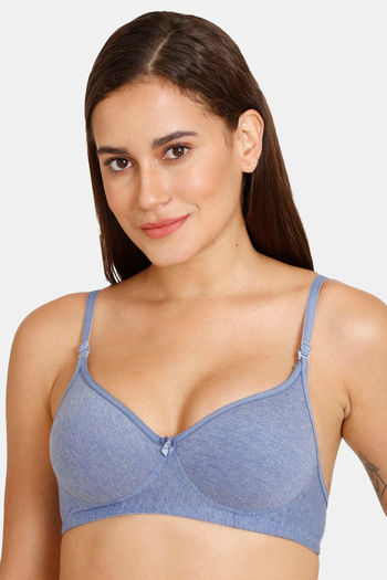 INTIMATES Blue Padded Non-Wired T-shirt Bra