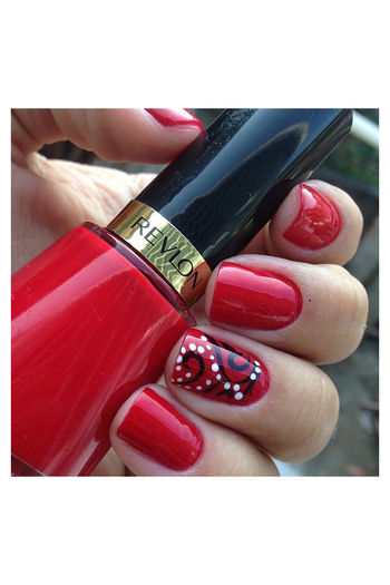 Revlon All Fired Up - my favourite red - Kerruticles