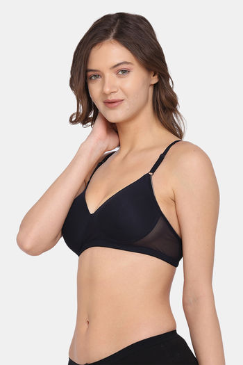 Buy Zivame Padded Non Wired 3/4th Coverage T-Shirt Bra - Deep Peacock Blue  at Rs.689 online