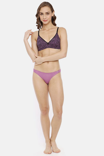 Buy Macrowomen W-Series Single Layered Non Wired T-Shirt Bra - Purple at  Rs.375 online