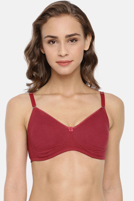 Buy Macrowomen W-Series Double Layered Non Wired Medium Coverage T-Shirt Bra  - Bright White at Rs.263 online