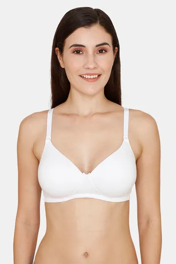 Buy Rosaline Everyday Padded Non Wired 3/4th Coverage T-Shirt Bra - Bright White2