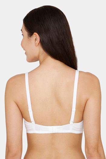 Buy Rosaline Padded Non Wired 3/4th Coverage T-Shirt Bra - Bright White2 at  Rs.384 online