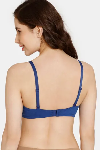 Buy Rosaline Everyday Double Layered Non Wired 3/4th Coverage T-Shirt Bra  (Pack of 2) - White Grey at Rs.719 online