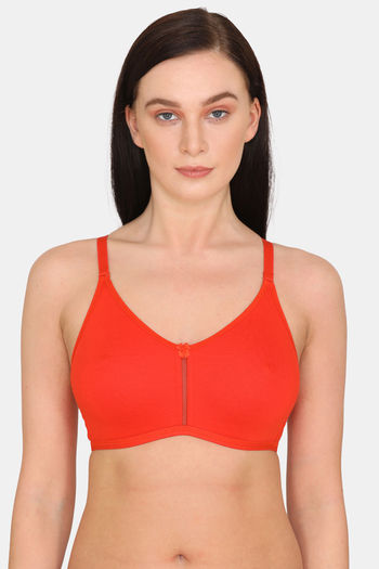 Buy Rosaline Everyday Double Layered Non Wired 3/4th Coverage T-Shirt Bra -  Hot Pink online