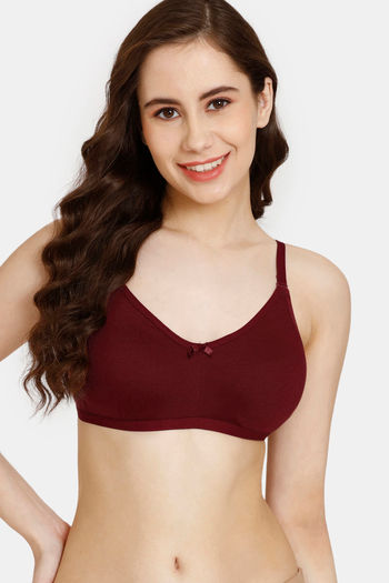 rosaline everyday double layered wirefree bra