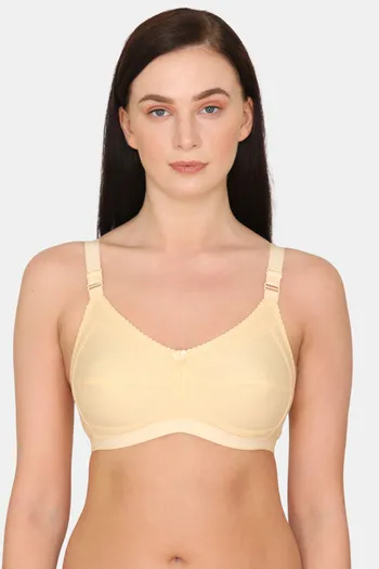 Buy Rosaline Everyday Single Layered Non Wired Full Coverage Basic Bra -  Roebuck at Rs.280 online