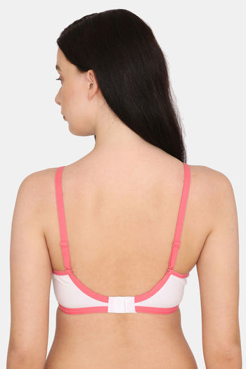 Rosaline Everyday Double Layered Non Wired Full Coverage Super Support Bra  - Sugar Swizzle