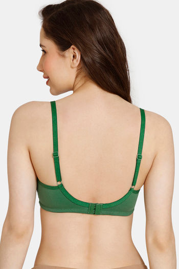 Buy Rosaline Everyday Double Layered Non Wired 3/4th Coverage T-Shirt Bra -  Fairway at Rs.299 online