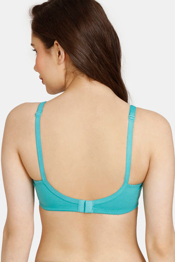 Buy Naidu Hall Single Layered Non Wired 3/4th Coverage T-Shirt Bra - Pink  at Rs.210 online