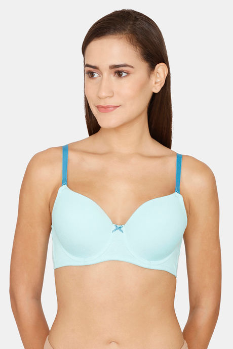 Buy Rosaline Padded Wired 3/4th Coverage T-Shirt Bra - Grape Juice at  Rs.360 online