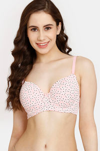 Buy Rosaline Padded Wired 3/4th Coverage T-Shirt Bra - Fairy Tale