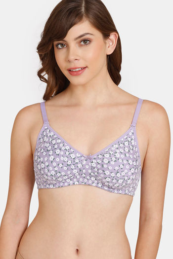 Buy Rosaline Everyday Double Layered Non-Wired 3/4th Coverage T-Shirt Bra -  Yellow Rose Pt at Rs.280 online