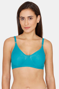 Buy Rosaline Everyday Double Layered Non Wired 3/4th Coverage T-Shirt Bra - Peacock Green