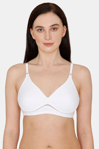 Buy Rosaline Everyday Double Layered Non Wired T-Shirt Bra - Bright White