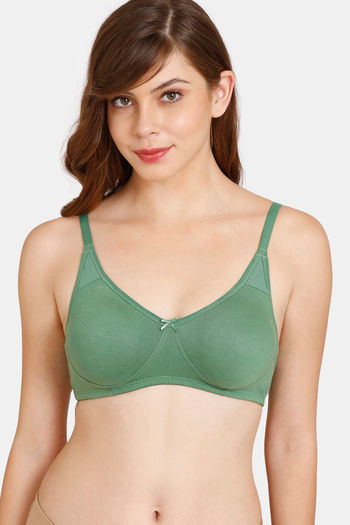 Buy Rosaline Everyday Double Layered Non-Wired 3/4th Coverage T-Shirt Bra -  Fairway at Rs.357 online