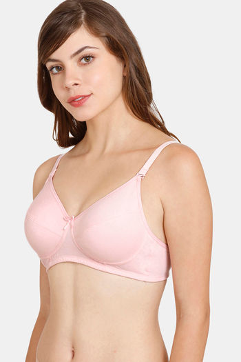 Buy Rosaline Everyday Double Layered Non-Wired 3/4th Coverage T-Shirt Bra -  Fairy Tale at Rs.299 online