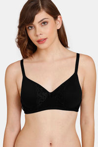 Buy Rosaline Padded Non-Wired 3/4th Coverage T-Shirt Bra - Anthracite