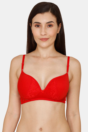 Buy Zivame Heartstopper Padded Wired Medium Coverage Strapless Bra -  Ceramic at Rs.648 online