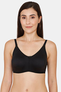 Buy Rosaline Double Layered Non Wired 3/4th Coverage T-Shirt Bra - Anthracite
